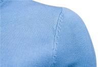 Suéter grueso de cuello alto de invierno para hombres, suéter casual de cuello alto de color sólido, cálido y cómodo, jersey de cuello alto para hombres - details 24