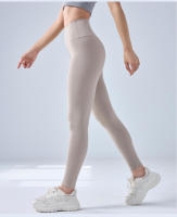 Pantalones deportivos desnudos de cintura alta y glúteos sin tacones, pantalones de gimnasia, ropa de yoga - details 1