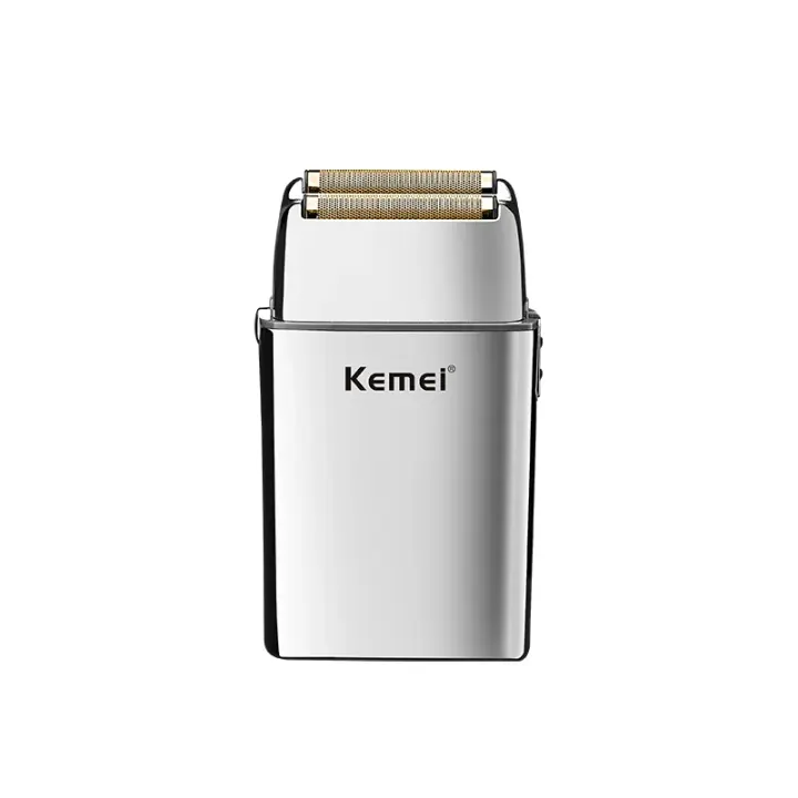 Kemei-Afeitadora eléctrica TX5 Pro para hombre, máquina de afeitar con carcasa de Metal, recargable, para Barba y cabeza calva - 1
