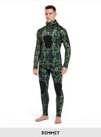 Traje de camuflaje de manga larga para hombre, traje de buceo sumergible de neopreno CRSC de 3mm, para pesca submarina - details 6