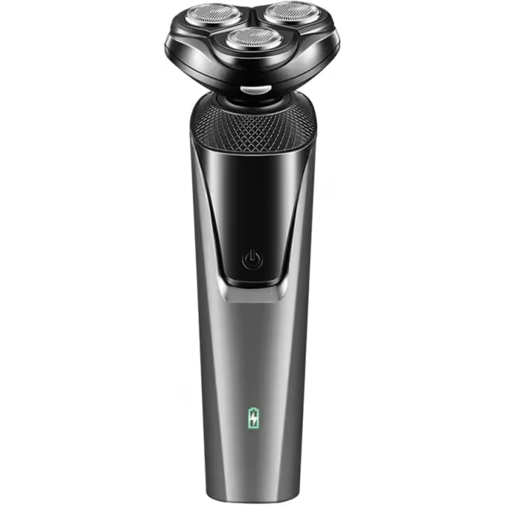 Maquinillas de afeitar eléctricas para hombres, maquinillas de afeitar para hombres - Maquinillas de afeitar eléctricas desmontables de triple cabezal Cortapelos de viaje, afeitadora de barba - 1