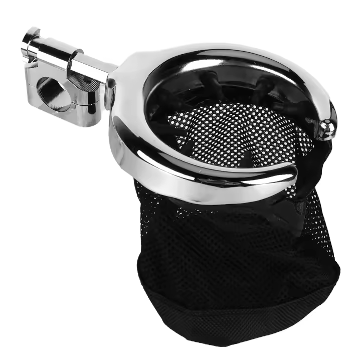 Portavasos Universal para motocicleta, repuesto de aleación de aluminio para Honda 25mm, manillar electroplateado - 1