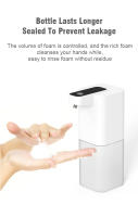 Dispensador de Jabón Líquido Automático Sensor Infrarrojo Táctil Libre de Mano Máquina de Espuma Inteligente Cargado por USB - details 4
