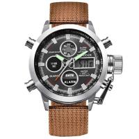 Reloj de Diseñador de Doble Tiempo Leten Reloj de Cronómetro Multifuncional con Banda de Nylon de Moda Reloj de Alarma para Hombres de Marca Grande - details 19