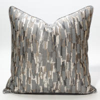 Fundas de Almohada Decorativas Modernas de Lujo Tiras Jacquard Gruesas Moda Nórdica para Sofá - details 16