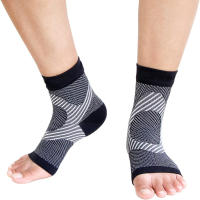 1Pair Ankle Compression Sock Elastic Breathable Ankle Sleeves for Plantar Fasciitis,Heel Pain,Achilles Tendonitis Relief - details 11