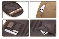 Caja de zapatos determinada del negocio de los hombres, bolso de viaje de la lona, ​​bolso del equipaje de los deportes - details 7