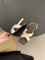 Sandalias romanas de talla grande para mujer, verano al aire libre, nuevo estilo francés, impresionantes sandalias planas de playa retro de hadas - details 13