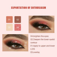 Paleta de Sombras de Ojos Bsimone de 24 Colores Resistente al Agua, Mate Perla Brillante - details 7