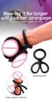 Anillo de pene para hombres, eyaculación retardada, extensor de erección, juguetes sexuales para hombres, BDSM - details 3