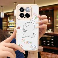 Funda de silicona a prueba de golpes para Xiaomi 14 5G, ligera, con tema floral - details 9