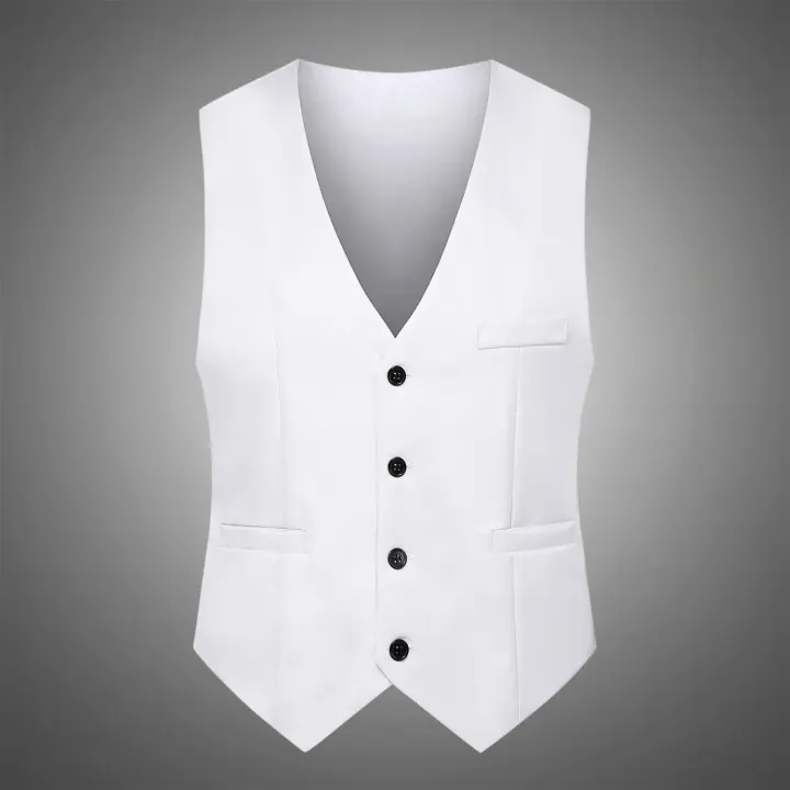 Traje casual de moda 2023 para hombre, adelgazante, con contorno suave, de un solo pecho, chaleco, al por mayor. - 1