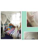 Tiendas Sexy Mosquito Net Palace Cuatro Puertas King/Queen Tamaño Doble Hogar Cama Individual Prevenir Insectos Exterior Cuadrado Grace Red con dosel blanco - details 9