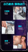 Mecha Shaver Cyberpunk Mini Afeitadora de viento mecánica para regalo de negocios para hombres Afeitado a prueba de agua - details 15
