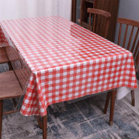Estera impermeable cubierta de mesa de plástico mantel de vinilo Protector de almohadilla de escritorio fácil de limpiar - details 11