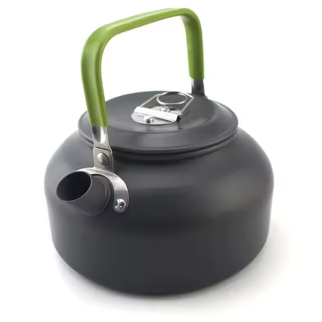 Batería de cocina plegable, de aluminio oxidado duro, ahorra espacio, resistente al calor y fácil de usar. - 1