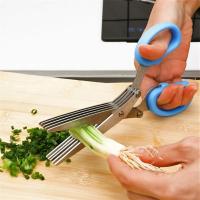 Tijeras multifuncionales de acero inoxidable para cocina, 1 piezas, cuchillo de Scallion, condimento Nori, tijeras de cocina - details 4