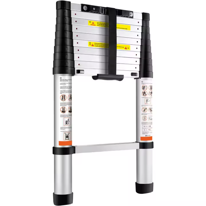 Escalera telescópica SucceBuy, escalón de extensión de aluminio. Versátil y portátil para diversos usos. - 1