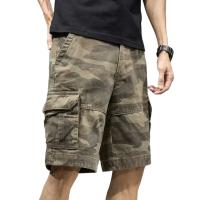 Pantalones Cortos Holgados Informales para Hombre Estilo Japonés, Funcionales y de Moda con Pierna Recta de Verano - details 0