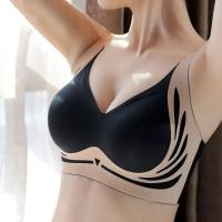 Sujetador Inalámbrico De Push-up Para Mujer Soporte Suave Ajustable Antigravedad Sin Costuras Levantador De Pecho Bra De Nylon Diverso Tamaños Colores - details 20