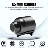 Minicámara HD X5 de 1080P con WiFi, Detector de sonido incluido, Control por aplicación para el hogar y la Oficina, 140 grados, Micro USB, Monitor de bebé - details 0