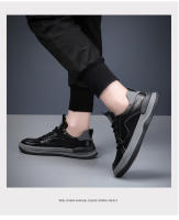 Zapatos de cuero para hombre, zapatos casuales huecos y transpirables de suela gruesa - details 30