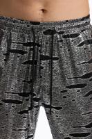 Modo nuage estampage à chaud hommes pantalons décontractés Harajuku Hip Hop Disco danse fête Streetwear cordón pantalon discothèque pantalon - details 9