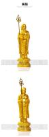 Estatua de Bodhisattva de resina, cuerpo dorado, montaña Jiuhua, Ksitigarbha, salón de Buda, decoración del hogar - details 3