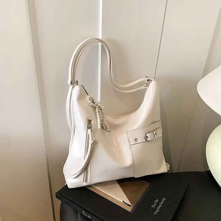 Mochila, nuevo estilo, mujer, mochila, gran capacidad, moda, casual, superficie suave, bandolera, bolso de hombro - 1