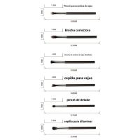 Cangzhou brocha de maquillaje juego completo de 13 juegos de brochas, brocha de base de tinta súper suave, brocha de sombra de ojos, brocha de aseo, juego de brochas de maquillaje - details 2