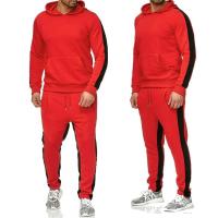 Traje informal para hombre, traje para correr para deportes al aire libre, sudadera con capucha y pantalones de chándal, moda 2025 - details 4
