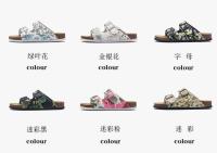 BIRKEN Zapatillas de corcho de verano con punta abierta, zapatos planos para hombre y mujer para ocio al aire libre, mismo estilo, hebilla de playa - details 8