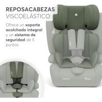 Silla de coche, Grupo 1/2/3, 9-36 kg (76-150 cm), Silla coche bebé y niños, Reposacabezas 13 posiciones, 15 meses a 12 años, Cadeira Auto, Gris - details 22