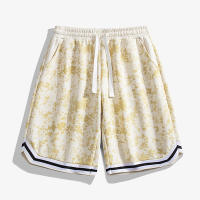 Pantalones cortos estampados para hombre, pantalones cortos deportivos para vacaciones en la playa, pantalones cortos informales sencillos y transpirables para hombre - details 3