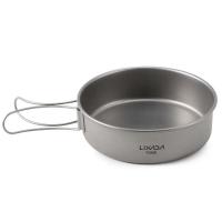 Lixada - Tazón de cena de titanio ultraligero, sartén, mango plegable, villa, suministros VIE para acampar al aire libre - details 19