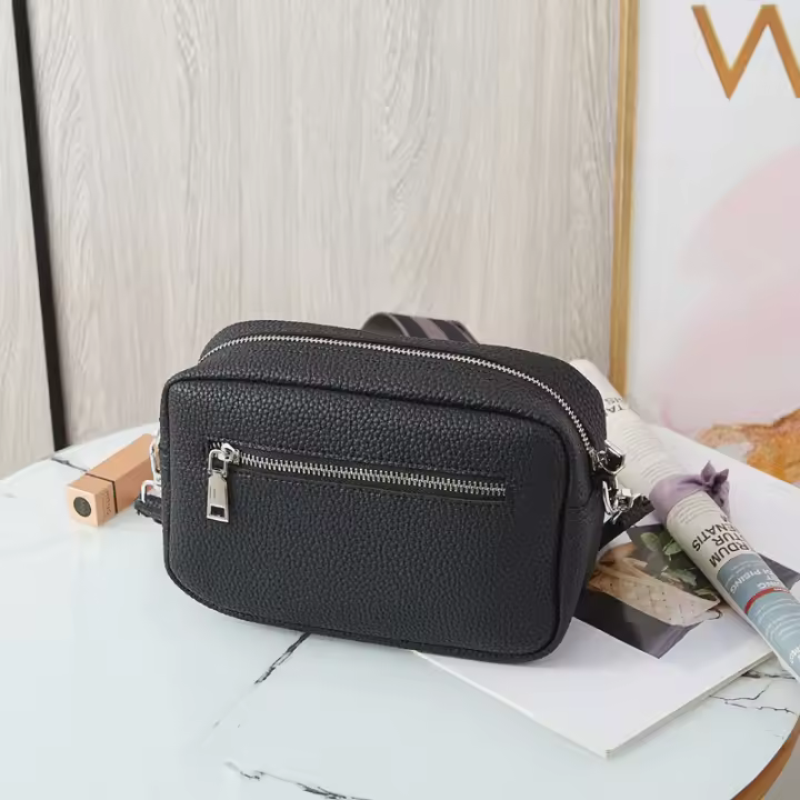 Bolso de mujer primavera verano nuevo bolso cuadrado pequeño con correa ancha, bolso cruzado de un solo hombro - 1
