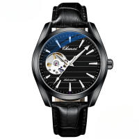 Hueco automático reloj mecánico hombre luminoso resistente al agua - details 5