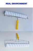 Rodillo De Pintura De 18 Pulgadas, cepillo corto-medio-largo, mango De Pintura De Felpa, herramienta para decoración De pared, mango De Pintura De 6MM/9MM, soporte De herramienta - details 4