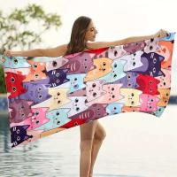 Toallas de playa de secado rápido de 140x70cm, manta de microfibra, toalla de baño súper absorbente para piscina, deportes acuáticos, estampado de mariposas, nuevo - details 5