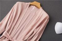 Conjunto de 2 piezas para mujer, camisón con cuello en V, ropa de dormir de seda, ropa, ropa de dormir para el hogar - details 22
