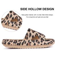 Suaves Zapatillas de Verano con Estampado de Leopardo Pantuflas Planas Antideslizantes para Hombres y Mujeres Pantuflas de Casa de Moda - details 12