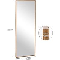 Espejo de Pared Grande de Madera Estilo Moderno 45x125 cm Ideal para Sala de Estar, Dormitorio, Entrada - details 6