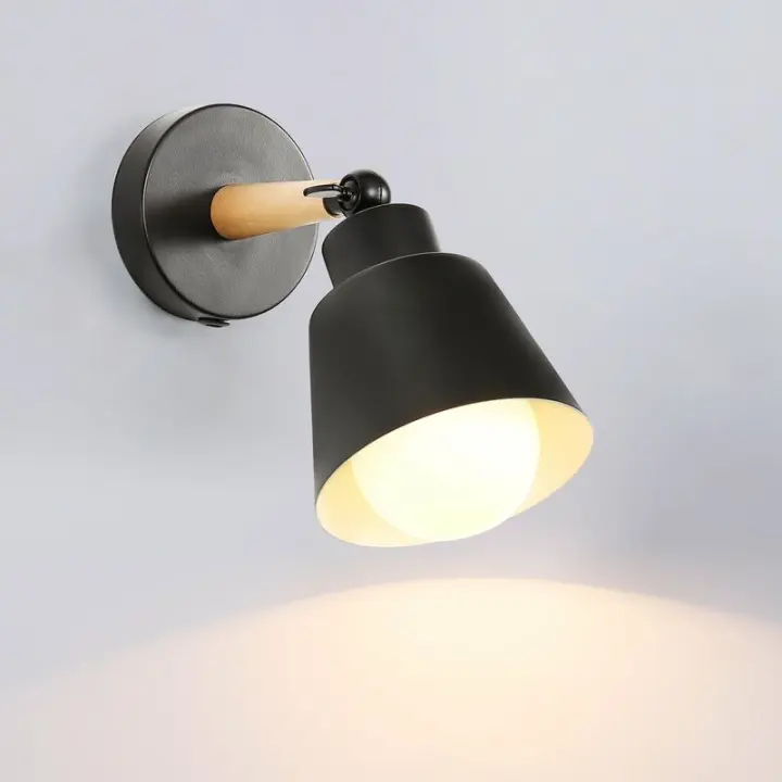 Lámpara de Pared Moderna E27 Estilo Vintage Industrial para Dormitorio, Balcón, Pasillo, Cocina - 1