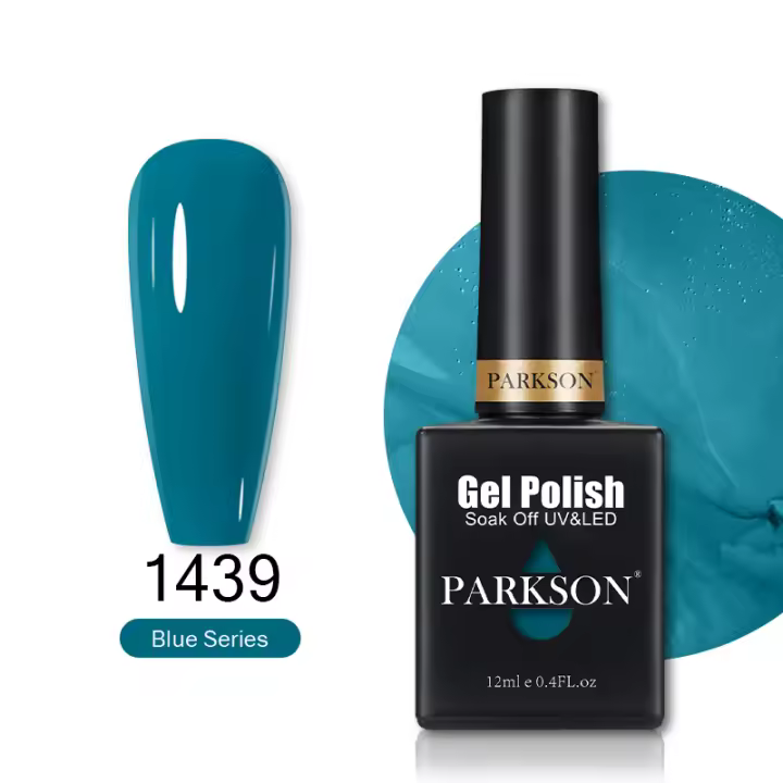 Parkson-esmalte de uñas en Gel semipermanente, lacas con purpurina UV, barniz híbrido para Base y capa superior de manicura, 12ml - 1