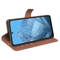 Funda protectora para teléfono Google Pixel 9 de piel sintética PU con textura de piel de becerro antiarañazos - details 1