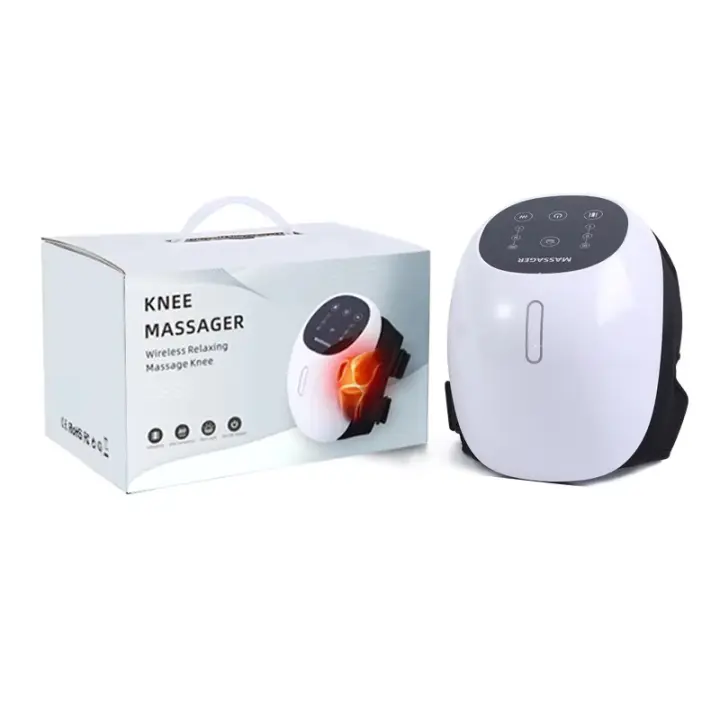 Masajeador de rodilla con calor para aliviar el dolor, masajeador de rodilla para artritis, ligamento estirado, hinchazón de articulaciones rígidas y lesiones musculares - 1