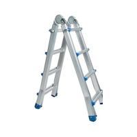 Escalera Articulada Plegable Telescópica Multifunción Aluminio 4x4 Escalones 3,98m - details 7