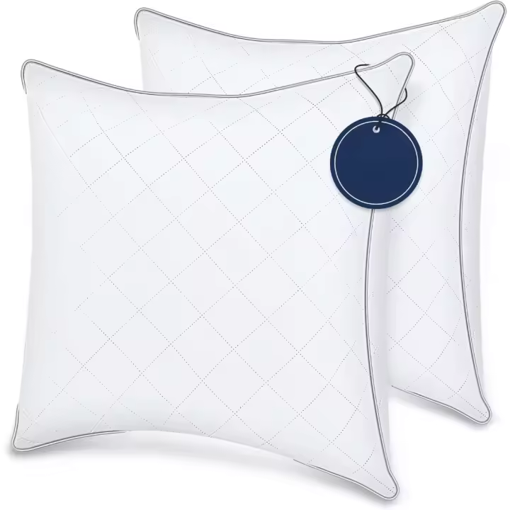 Fundas de Almohada de Lujo Hotel Paquete de 2 Suaves para la Piel Posiciones de Sueño Premium - 1