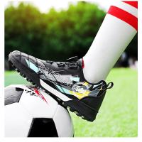 Zapatos de fútbol con tacos de marca para niños, botas de fútbol cómodas, zapatillas de fútbol sala juveniles para niños y niñas, zapatos de entrenamiento atléticos - details 11