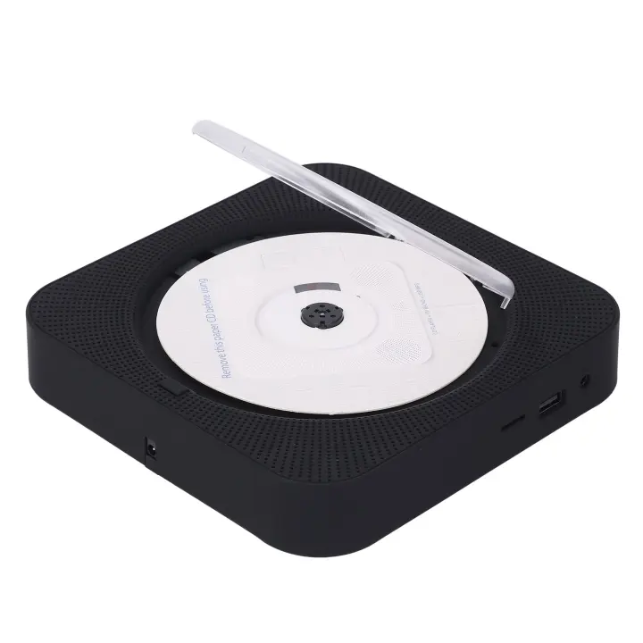 Reproductor de CD portátil Bluetooth - con mando a distancia - Repetidor, walkman, tocadiscos - con funda protectora contra el polvo - 1